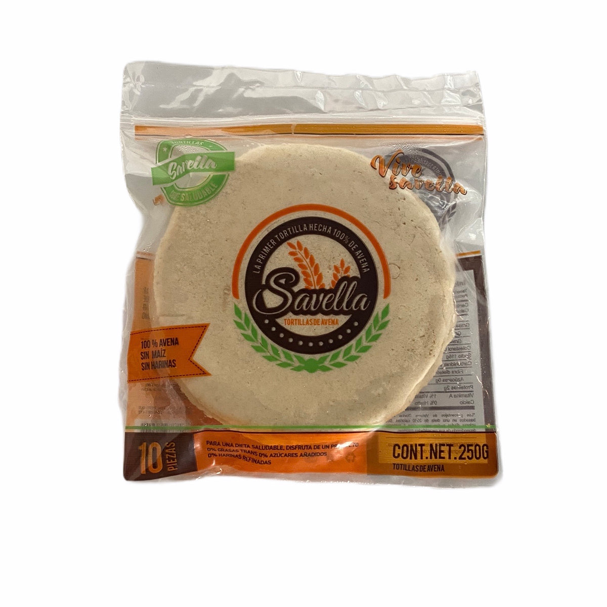 Tortilla Avena Savella La Hojuela